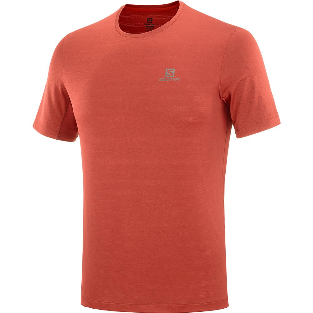 Salomon Israel XA M - Mens T shirts - Red (LOHY-34589)